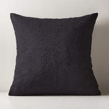 Online Designer Bedroom Black Boucle Throw Pillow