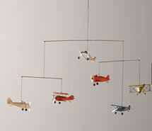 Online Designer Nursery VINTAGE AIRPLANE MOBILE