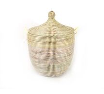 Online Designer Combined Living/Dining Tilda Two-Tone Woven Baskets, Natural