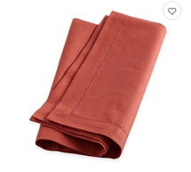 Online Designer Dining Room Wamsutta® Bordered Linen Napkins in Rust (Set of 2)