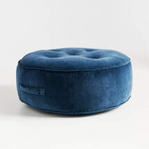 Online Designer Bedroom Velvet Flat Pouf