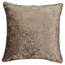 Online Designer Living Room Brown Sandrine Faux Velvet Throw Pillow (20x20") - Beautyrest