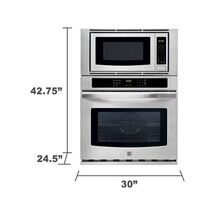 Online Designer Kitchen Kenmore 49613 30" Electric Combination Wall Oven - Stainless Steel