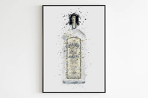 Online Designer Dining Room Gin Bottle | Alcohol | Liquor | Drink | Pub | Bar | Restaurant | Club | Wall Art | Poster | Print 0039