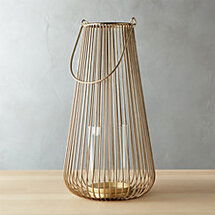 Online Designer Patio SWOON SMALL BRASS HURRICANE