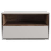 Online Designer Other Modloft Madison Modern Classic Matte Grey Wood One Drawer Nightstand