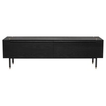 Online Designer Bedroom Low Black Cabinet Sideboard