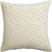 Online Designer Bedroom woolsey ivory 18" pillow