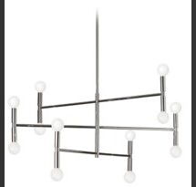 Online Designer Combined Living/Dining LINEAR MODERN MOBILE CHANDELIER - LARGE