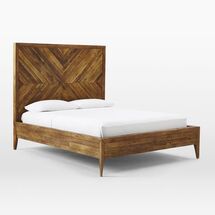 Online Designer Bedroom Alexa Reclaimed Wood Bed