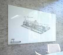 Online Designer Business/Office Floating glass board