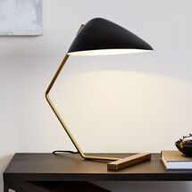 Online Designer Bedroom Curvilinear Mid-Century Table Lamp