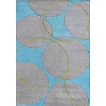Online Designer Dining Room Orenco Hand-Tufted Blue/Gray Area Rug by The Conestoga Trading Co.