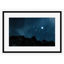 Online Designer Living Room Offset for West Elm Matted Print - Joshua Tree Night Sky by Julian Walter