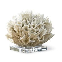 Online Designer Living Room Ribbon Coral on Crystal Base