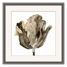 Online Designer Combined Living/Dining Shadow Floret Art - Print 1