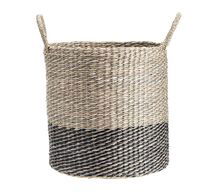 Online Designer Bedroom Lisbon Seagrass Two-Tone Tote Baskets