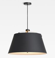 Online Designer Kitchen Oslo 24" Pendant - Oil-Rubbed Bronze- 50 - black matt'' - 