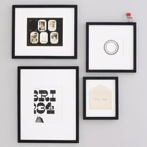 Online Designer Living Room Gallery Frames - Black