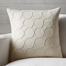 Online Designer Living Room Genna 20" Pillow with Feather-Down Insert