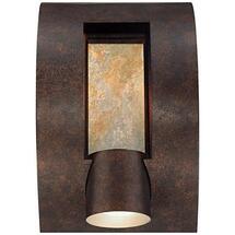 Online Designer Living Room Slate Bronze ADA Compliant 12" High Outdoor Wall Light