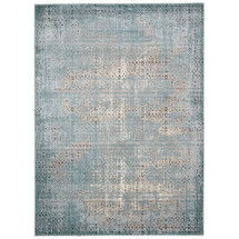 Online Designer Dining Room Karma Blue Area Rug by Nourison