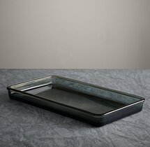 Online Designer Bathroom Pharmacy Smoke Glass Tray