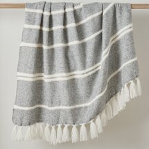 Online Designer Kitchen Coastal Stripe Throw