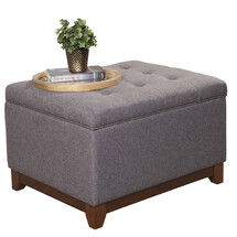 Online Designer Living Room Upholstered Storage Cocktail Ottoman