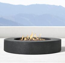 Online Designer Living Room TOPANGA NATURAL GAS ROUND FIRE TABLE