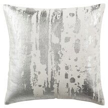 Online Designer Living Room Jones Street Metallic Splatter Throw Pillow