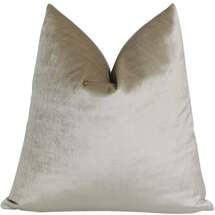 Online Designer Other Velvet Throw Pillow Cover with Gold Zipper