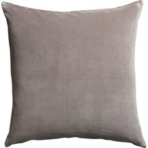 Online Designer Bedroom 23" LEISURE GREY PILLOW WITH DOWN-ALTERNATIVE INSERT