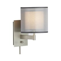 Online Designer Hallway/Entry Eclipse Silver Wall Sconce