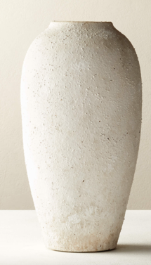 Online Designer Hallway/Entry TORINO WHITE TEXTURED VASE