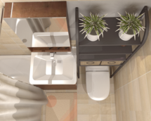 Online Designer Bathroom 3D Model
