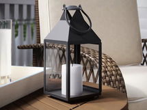 Online Designer Combined Living/Dining METAL LANTERN