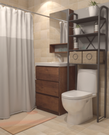 Online Designer Bathroom 3D Model