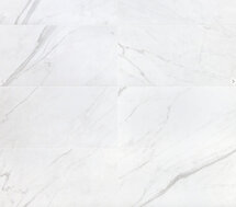 Online Designer Kitchen Basic Marble Bianco 12x24 Matte White Porcelain Tile