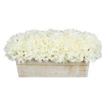 Online Designer Living Room Hydrangeas Floral Arrangement in Planter