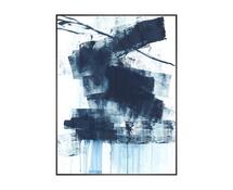 Online Designer Business/Office Abstract Brush Blue Art II