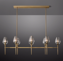 Online Designer Hallway/Entry TULIP LINEAR CHANDELIER 65''