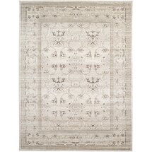 Online Designer Combined Living/Dining Shailene Oriental Ivory Area Rug