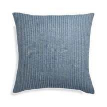 Online Designer Combined Living/Dining Liano 23" Azure Pillow with Down-Alternative Insert