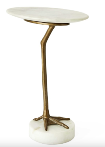 Online Designer Bedroom Flamingo Leg Side Table , 2 Cartons