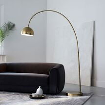 Online Designer Hallway/Entry Overarching Metal Shade Floor Lamp