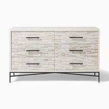 Online Designer Bedroom Wood Tiled 6-Drawer Dresser