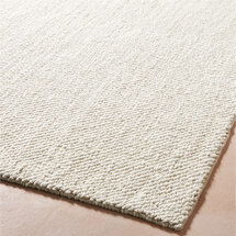 Online Designer Living Room Tama Warm White Boucle Handwoven Merino Wool Area Rug 9'X12'