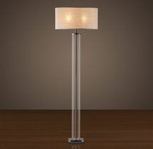 Online Designer Living Room French Column Glass Floor Lamp