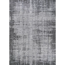 Online Designer Patio Lolley Flatweave Anthracite Light Gray / Ivory Indoor/Outdoor Rug